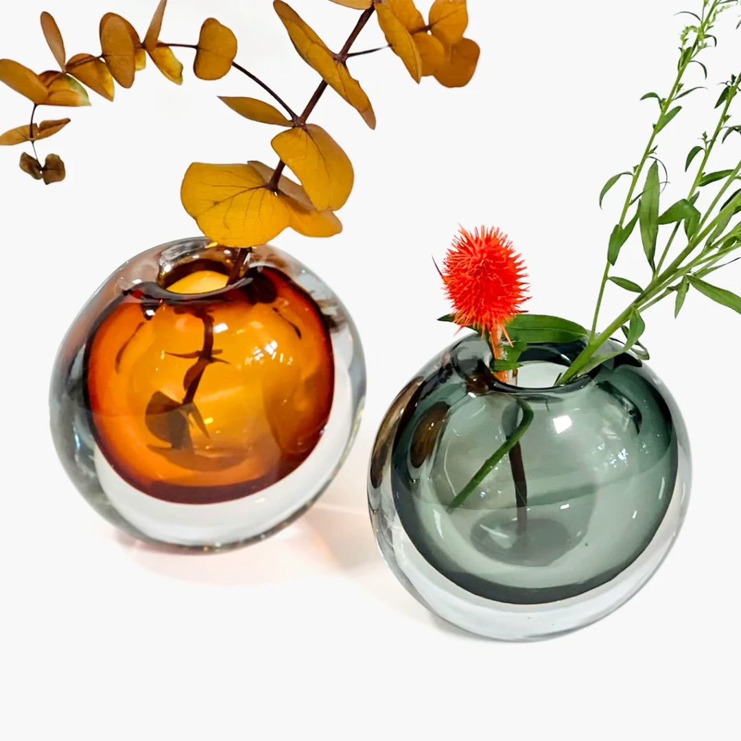 Gilded Champagne Glass Elegance Vase