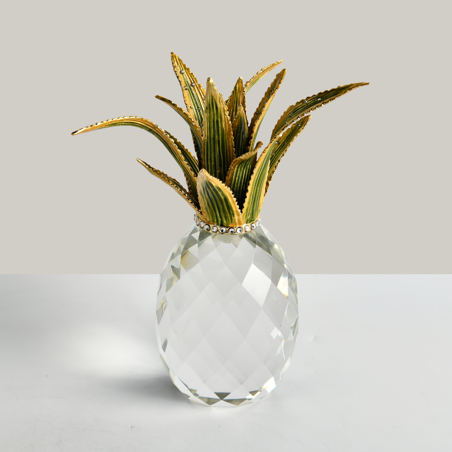 Crystal Tropic Pineapple Ornament (Small)