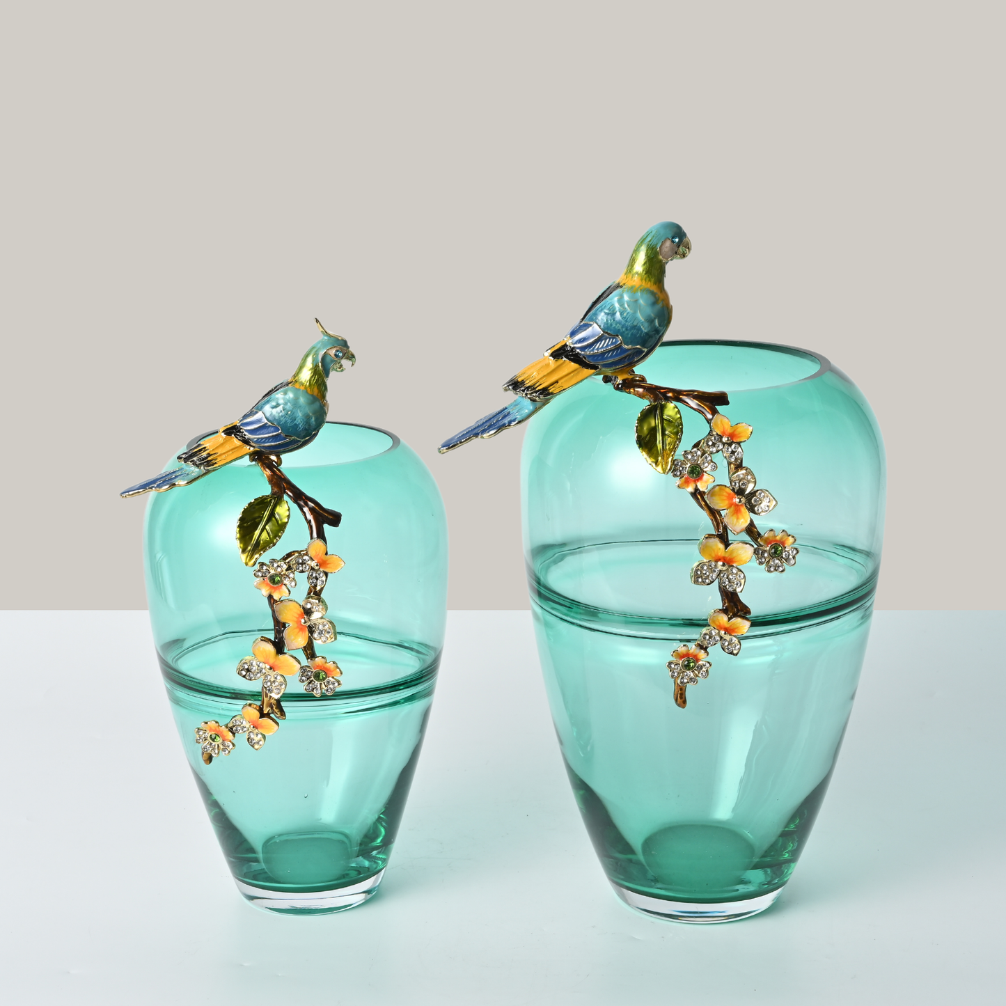 Enchanted Aviary Flower Vase (Set of 2)
