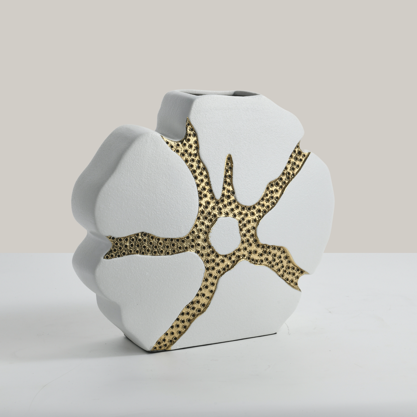 Aurea Bloom Ceramic Flower Vase (Large)