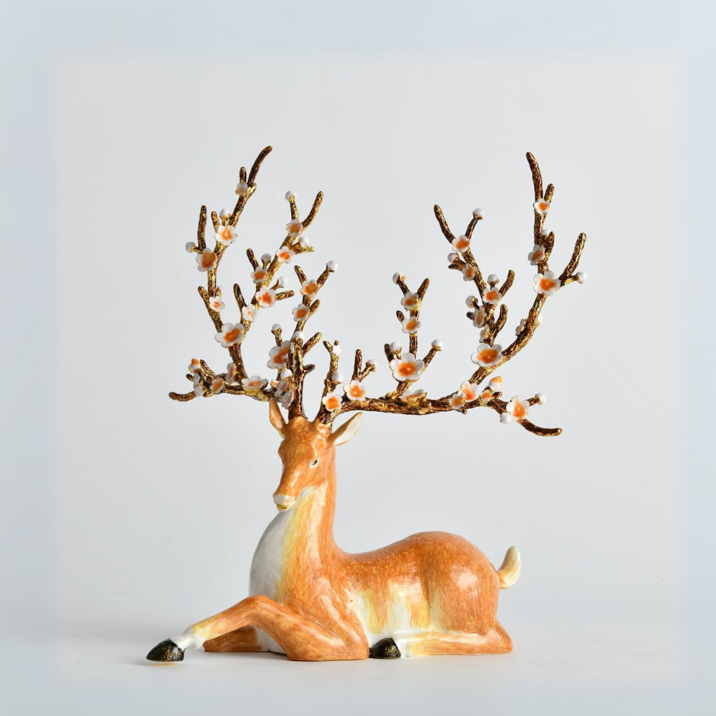Willow Grace Resting Stag Figurine