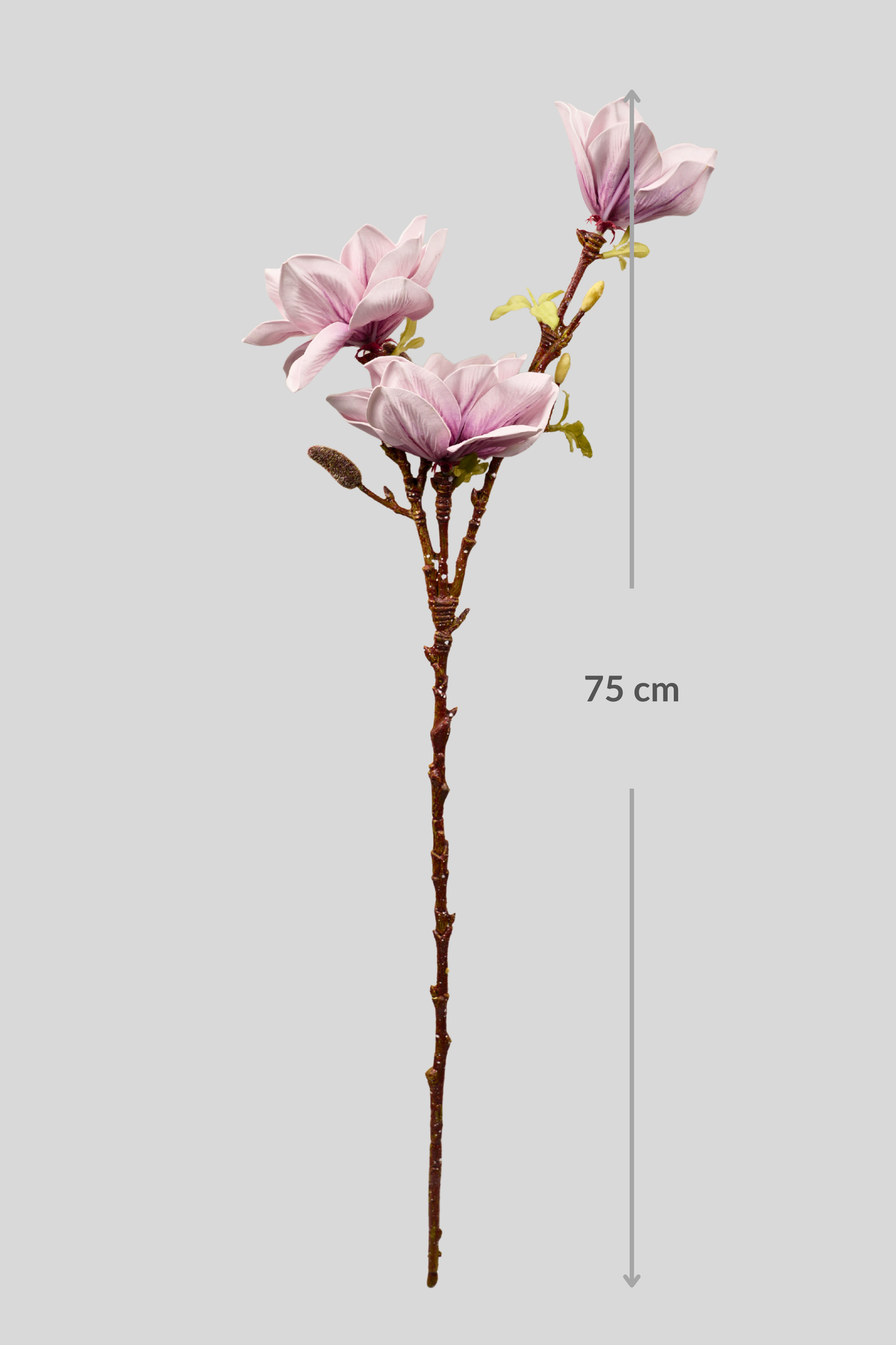 Faux Magnolia Elegant Flower Stem - Lavender