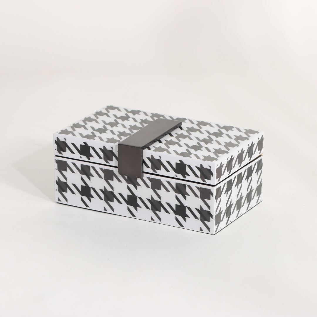 Classic Houndstooth Storage Duo Storage Box