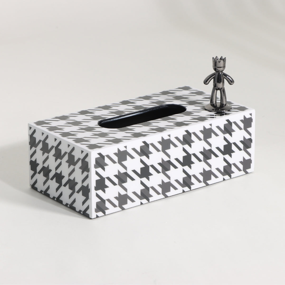 Houndstooth Harmony Tissue Holder (Alloy Man)