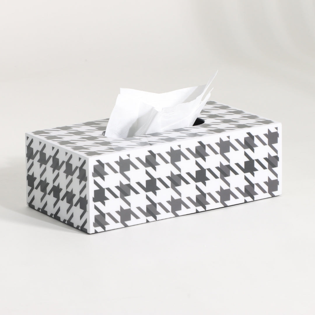 Houndstooth Harmony Tissue Holder (Plain Houndstooth)