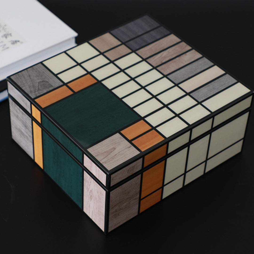 Elegant Geometric Harmony Storage Box