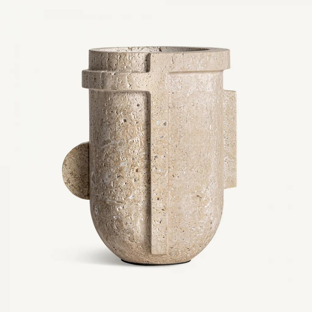 Marble Essence Geometric Elegance Vase