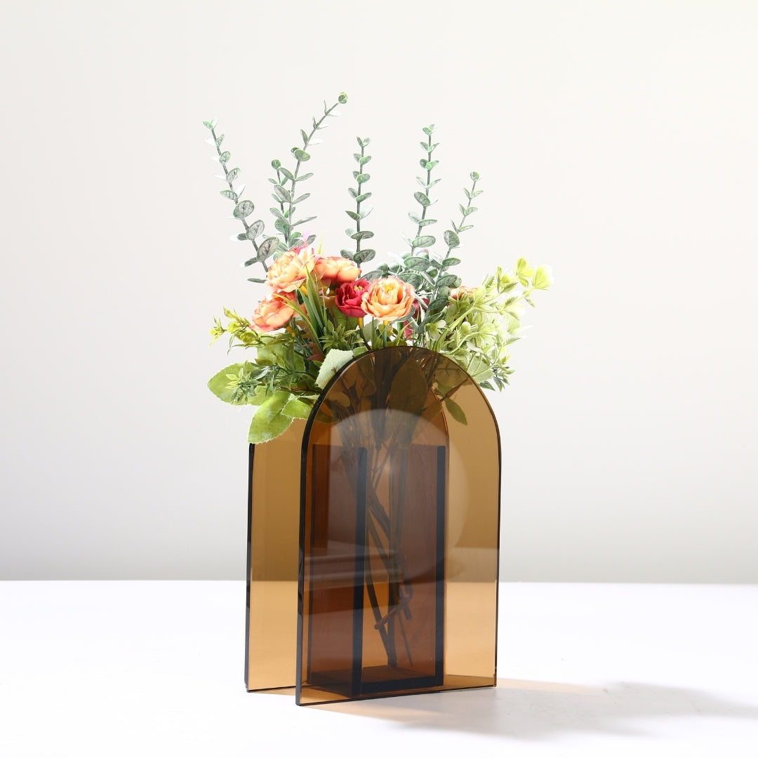 Earthen Harmony Glass Vase