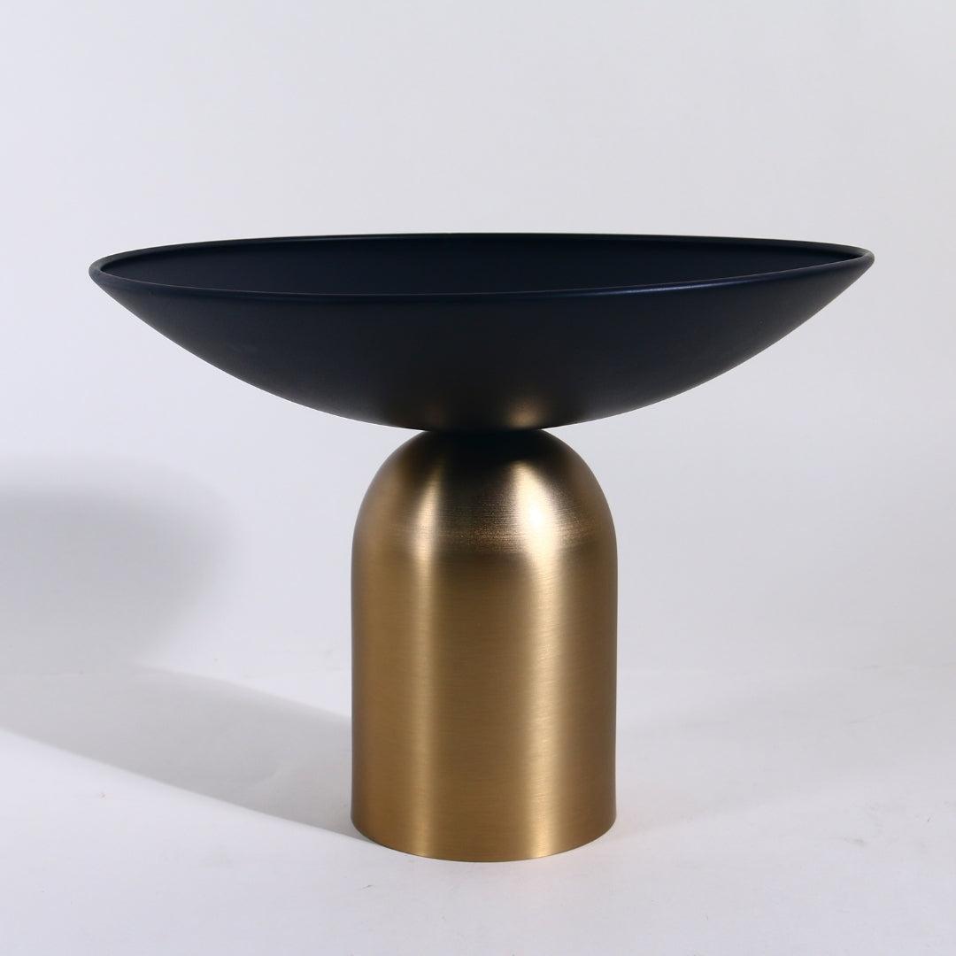 Elegance Noir & Antique Brass Decorative Decorative Tray