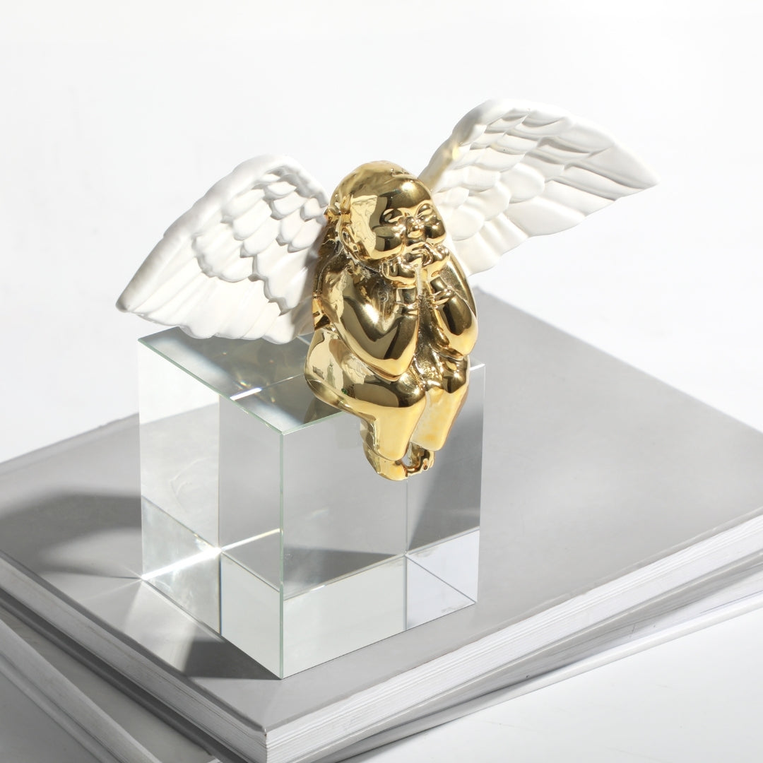 Golden Angel Elegance Desktop Figurine