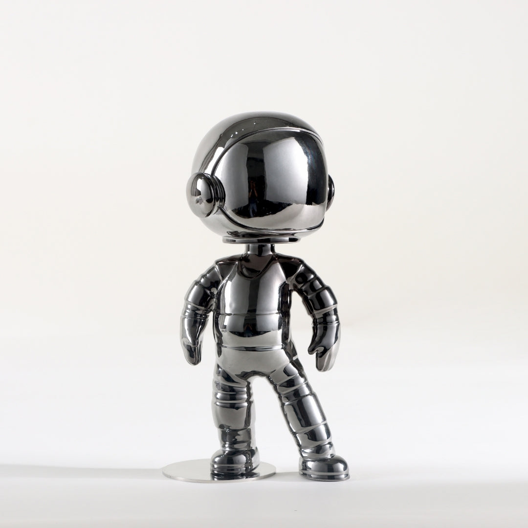 Steampunk Sentinel Robot Sculpture