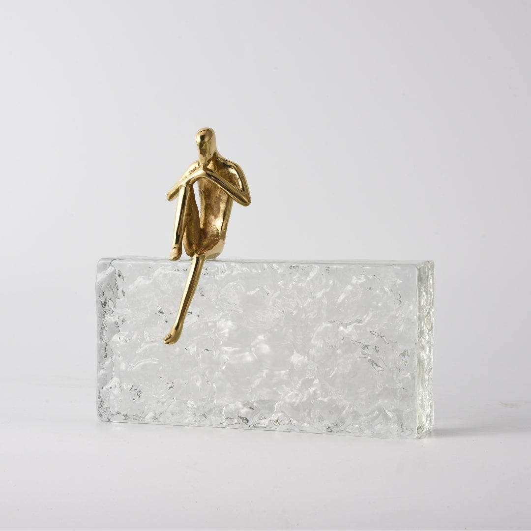 Crystal Setaed Luminary Ornament