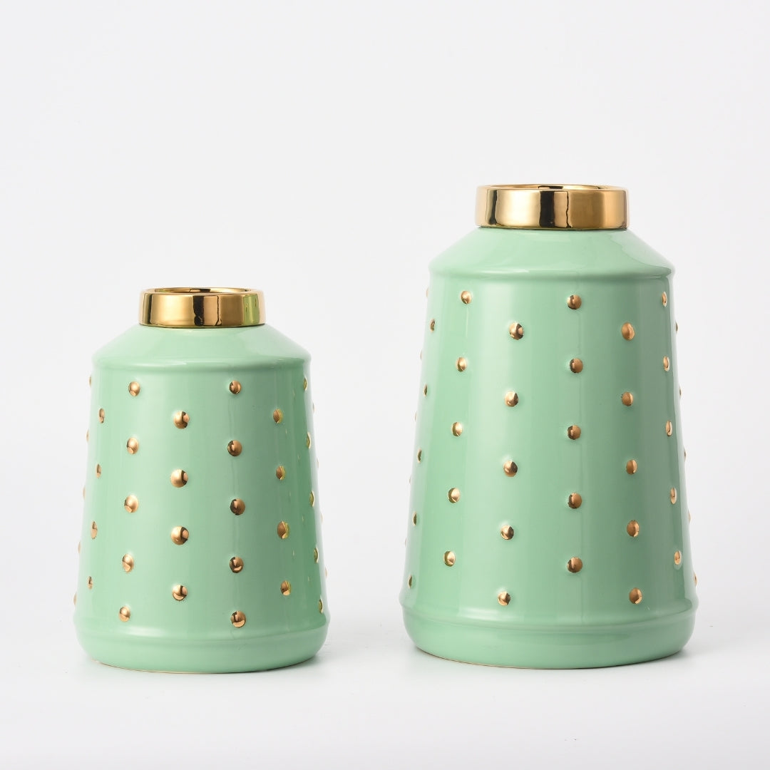 Gilded Constellation Flower Vase