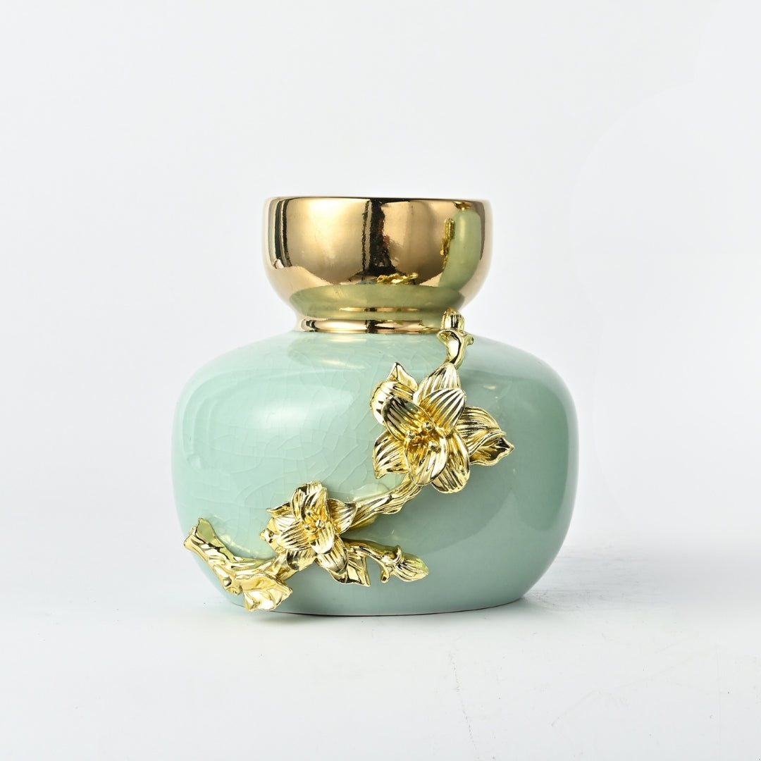 Floral Majesty Flower Vase