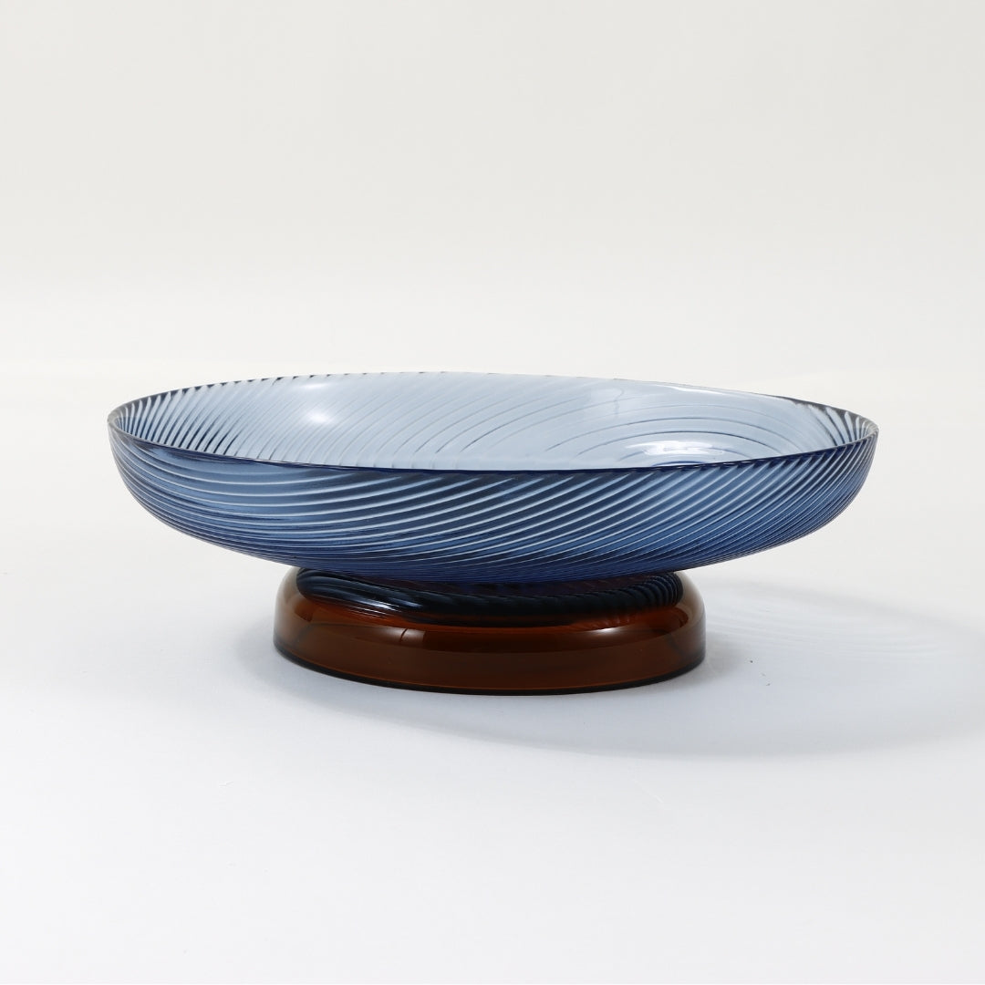 Artisanal Glass Harvest Fruit Bowl