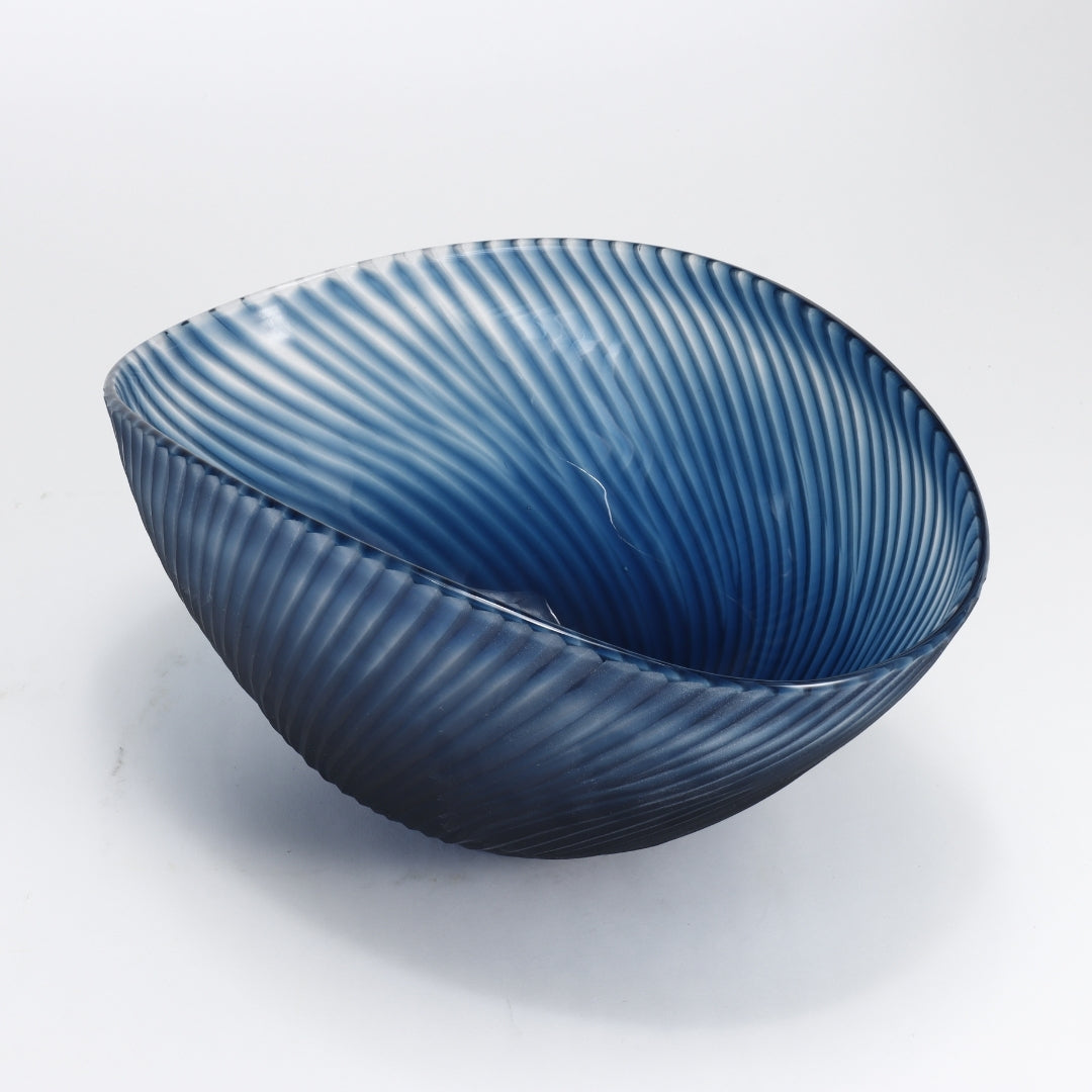 ChromaFlow Art Glass Fruit Bowl