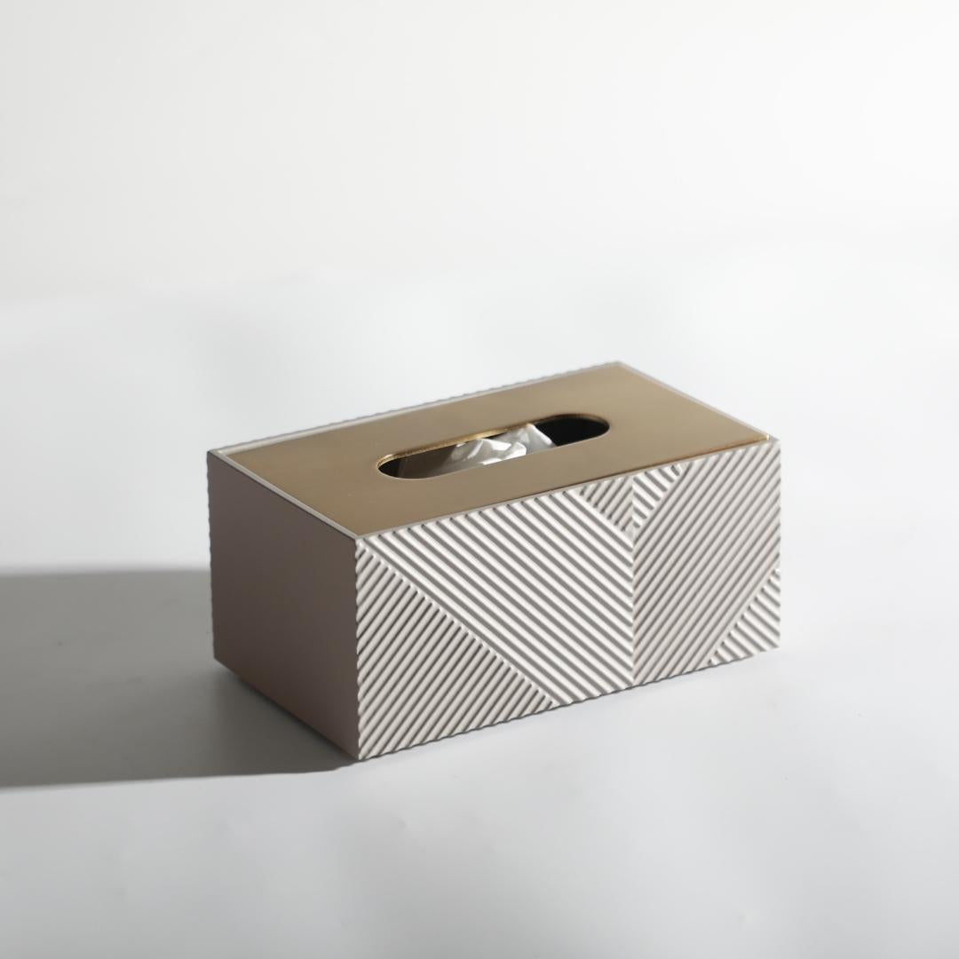 Embossed Elegance Tissue Holder