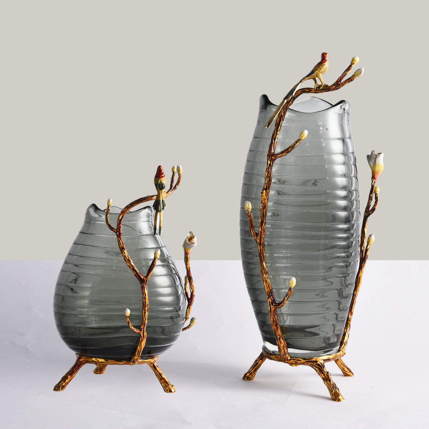 Golden Grove Flower Vase (Set of 2)