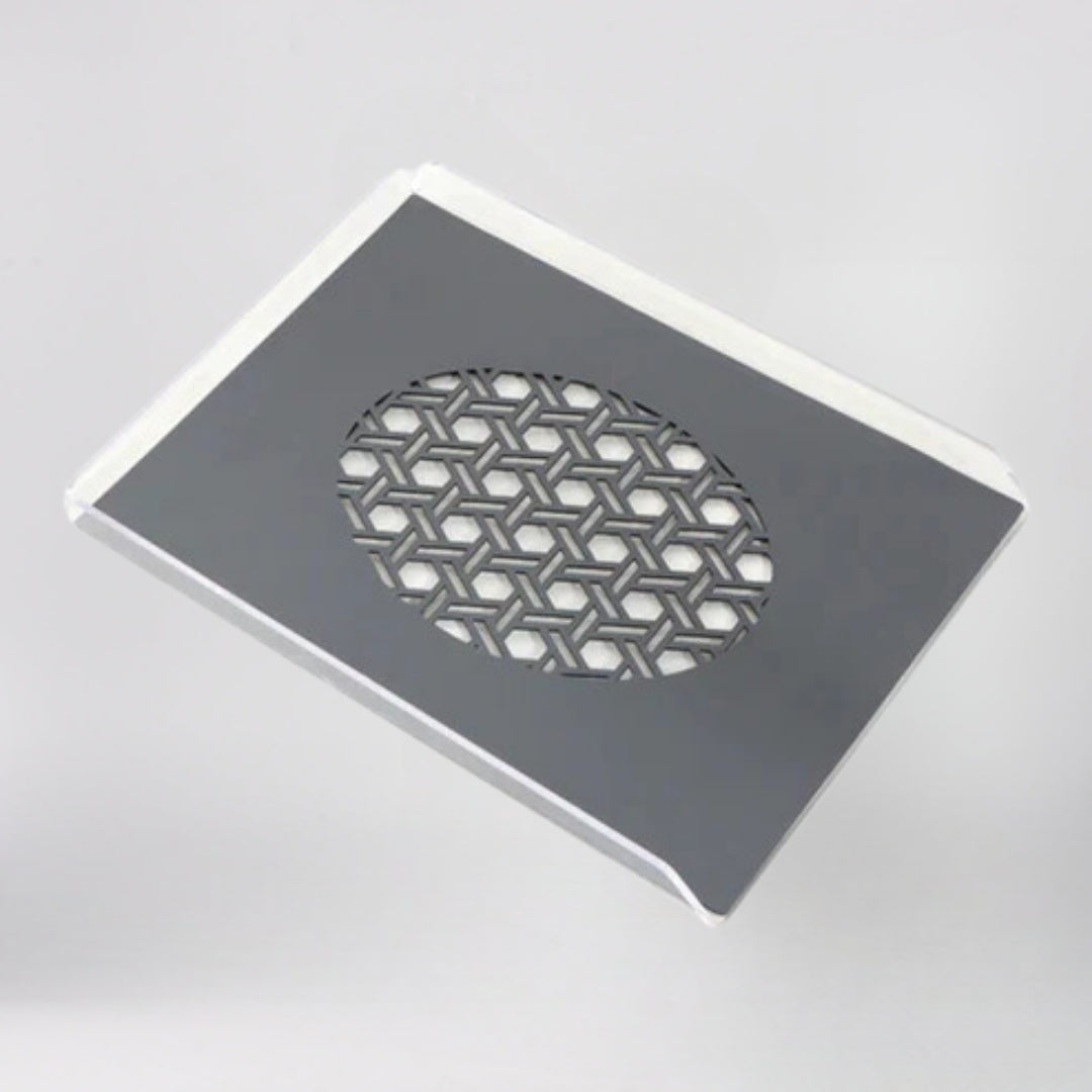 Elysian Elegance Leather Decorative Tray