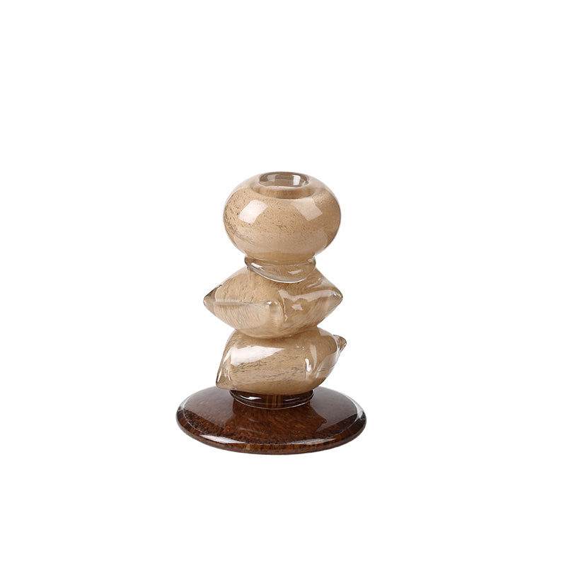 Halo Color Block Candlestick Candle Holder