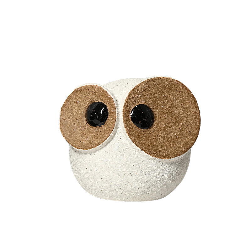 Willow Big Eyed Owl Decorative Figurine