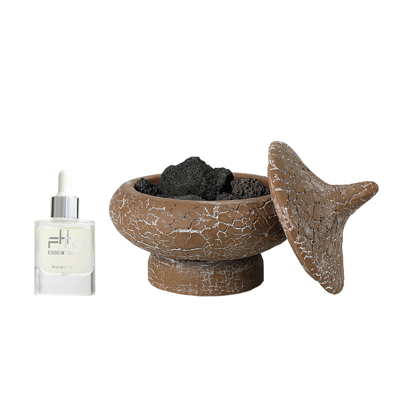 Luna Natural Cracked Scent Stone - Qiuyang Aroma Accent