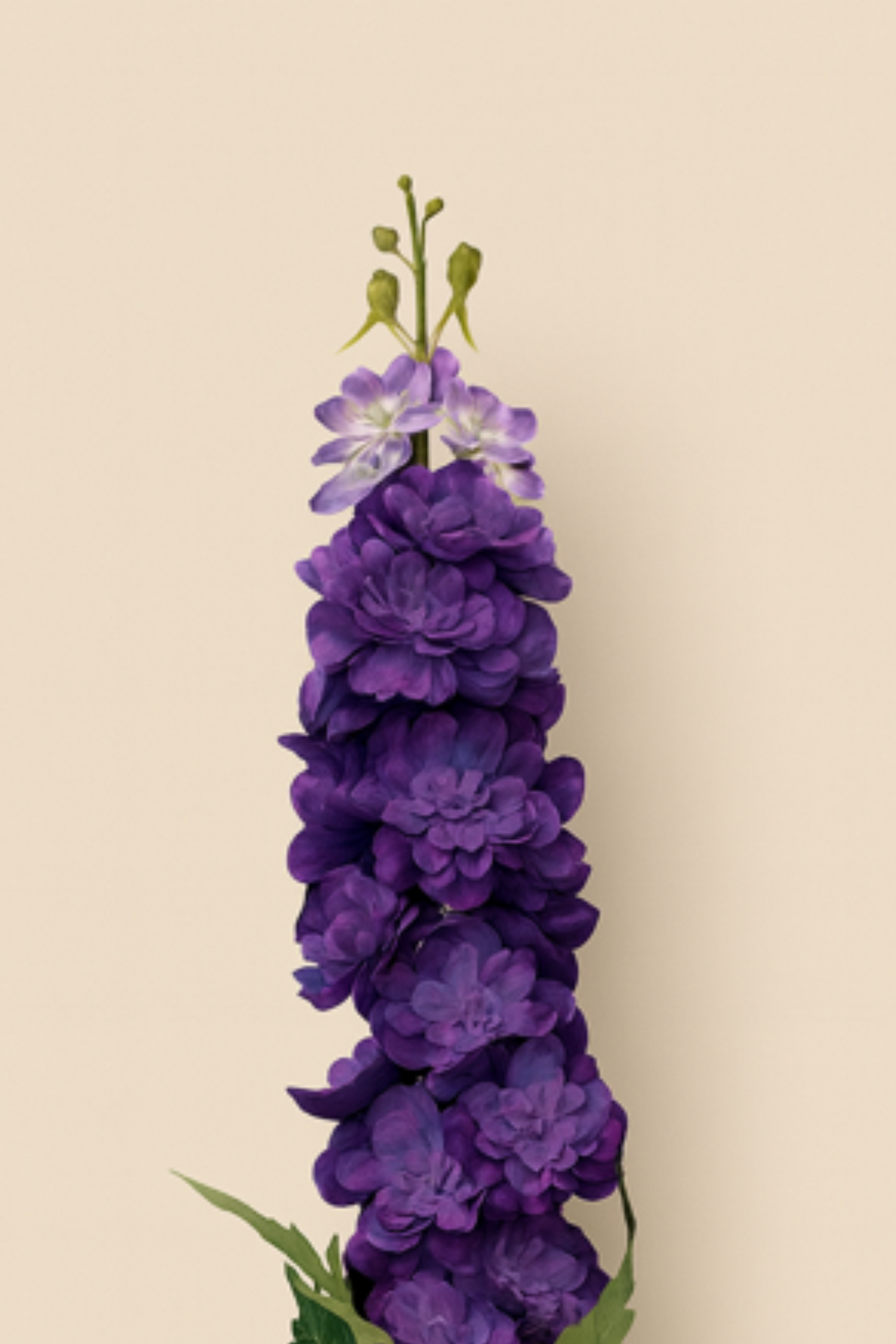 Faux Delphinium Enchanted Flower Stem - Purple