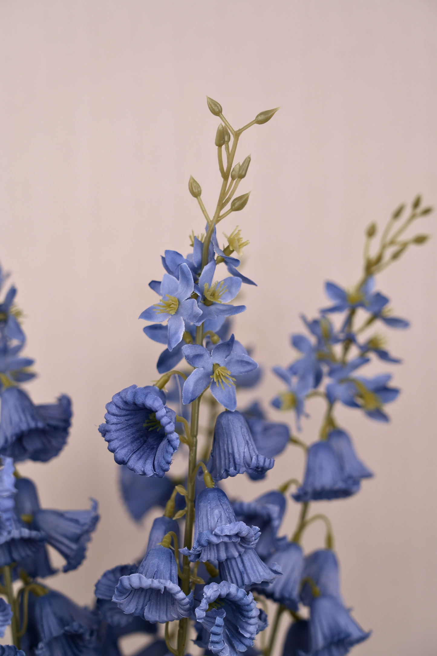 Faux Campanula Bell Flower Flower Stem - Blue
