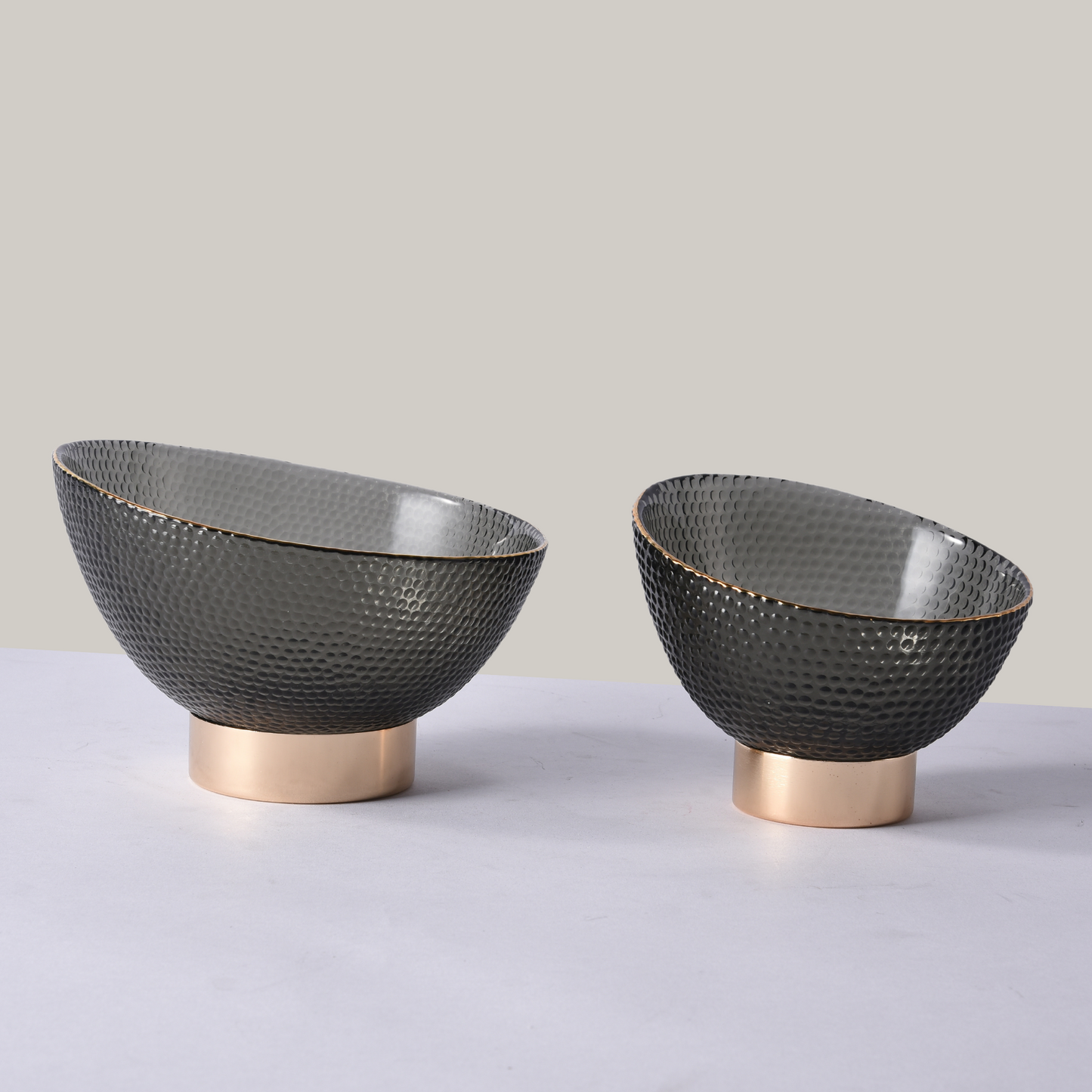 Noir Luxe Fruit Bowl (Set of 2)