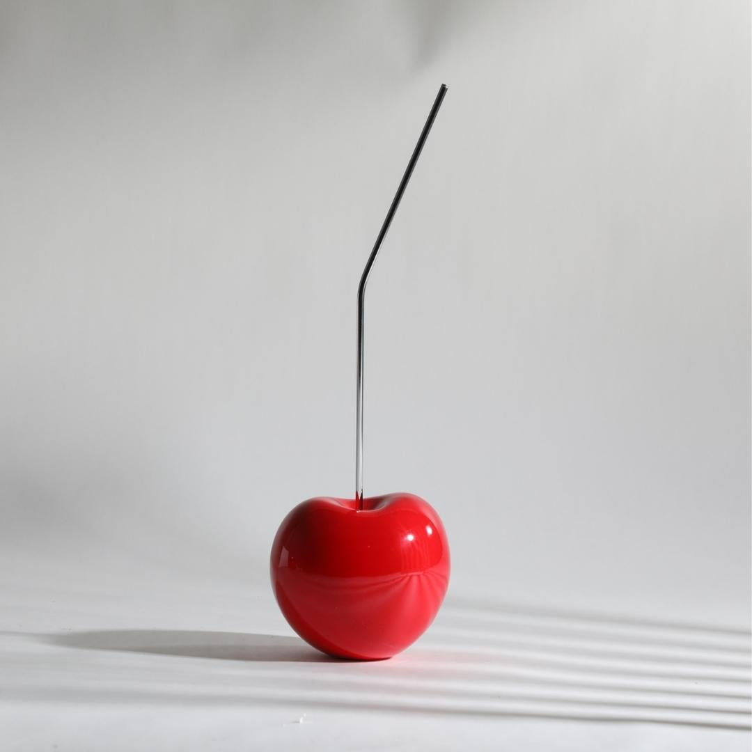 Cherry Blossom Reverie Red Cherry Decor Ornament (Small)