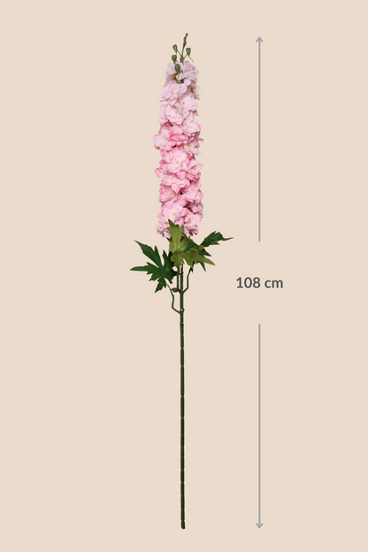Faux Delphinium Enchanted Flower Stem - Pink