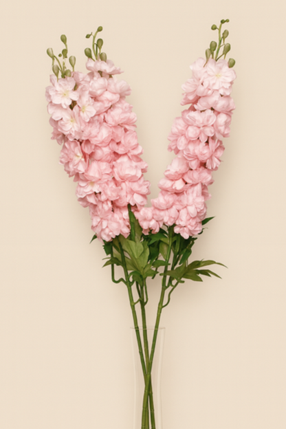 Faux Delphinium Enchanted Flower Stem - Pink