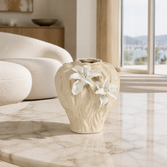 Halo Glazed Lily Vase