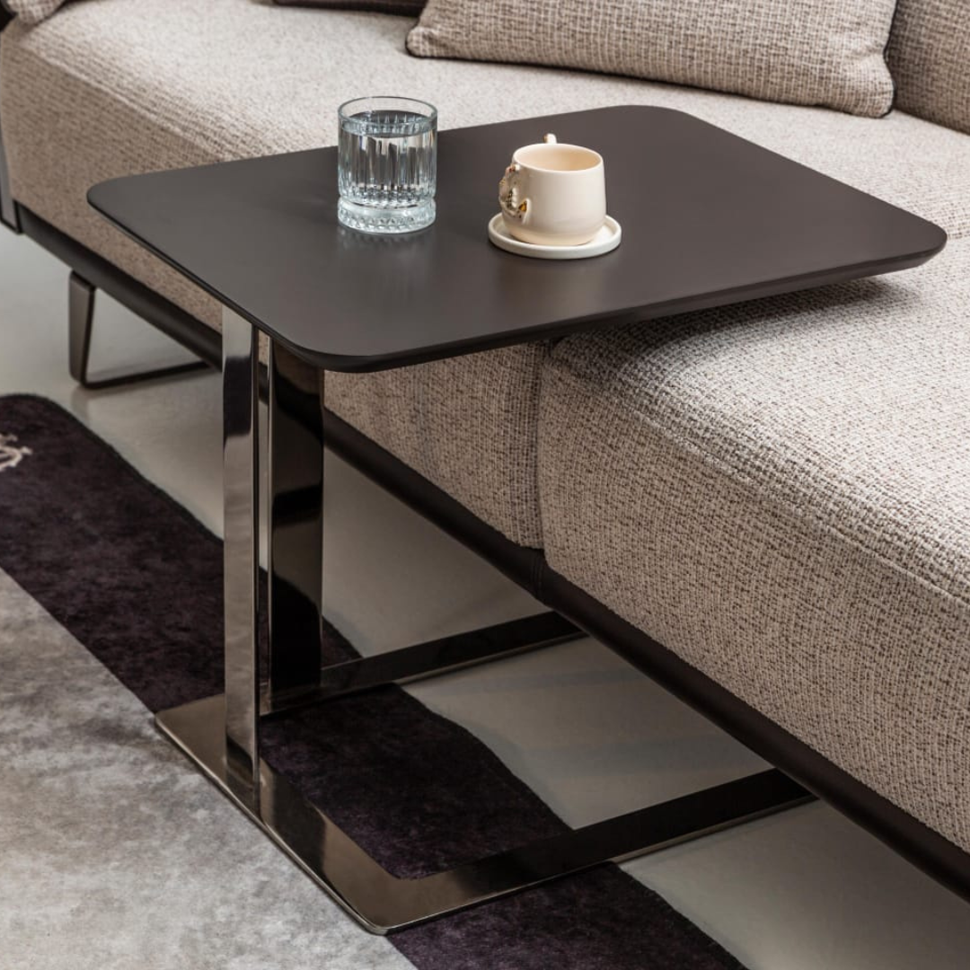 Noto C-Shaped End Table