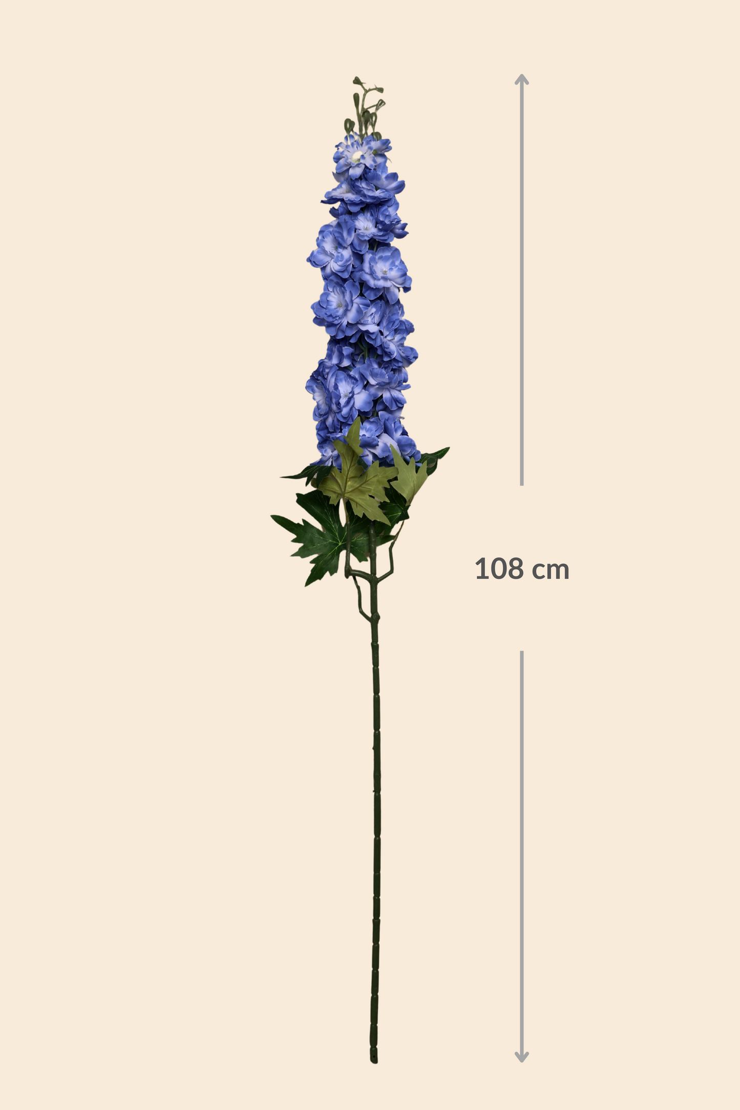 Faux Delphinium Enchanted Flower Stem - Blue