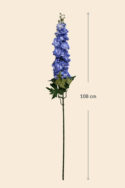 Faux Delphinium Enchanted Flower Stem - Blue