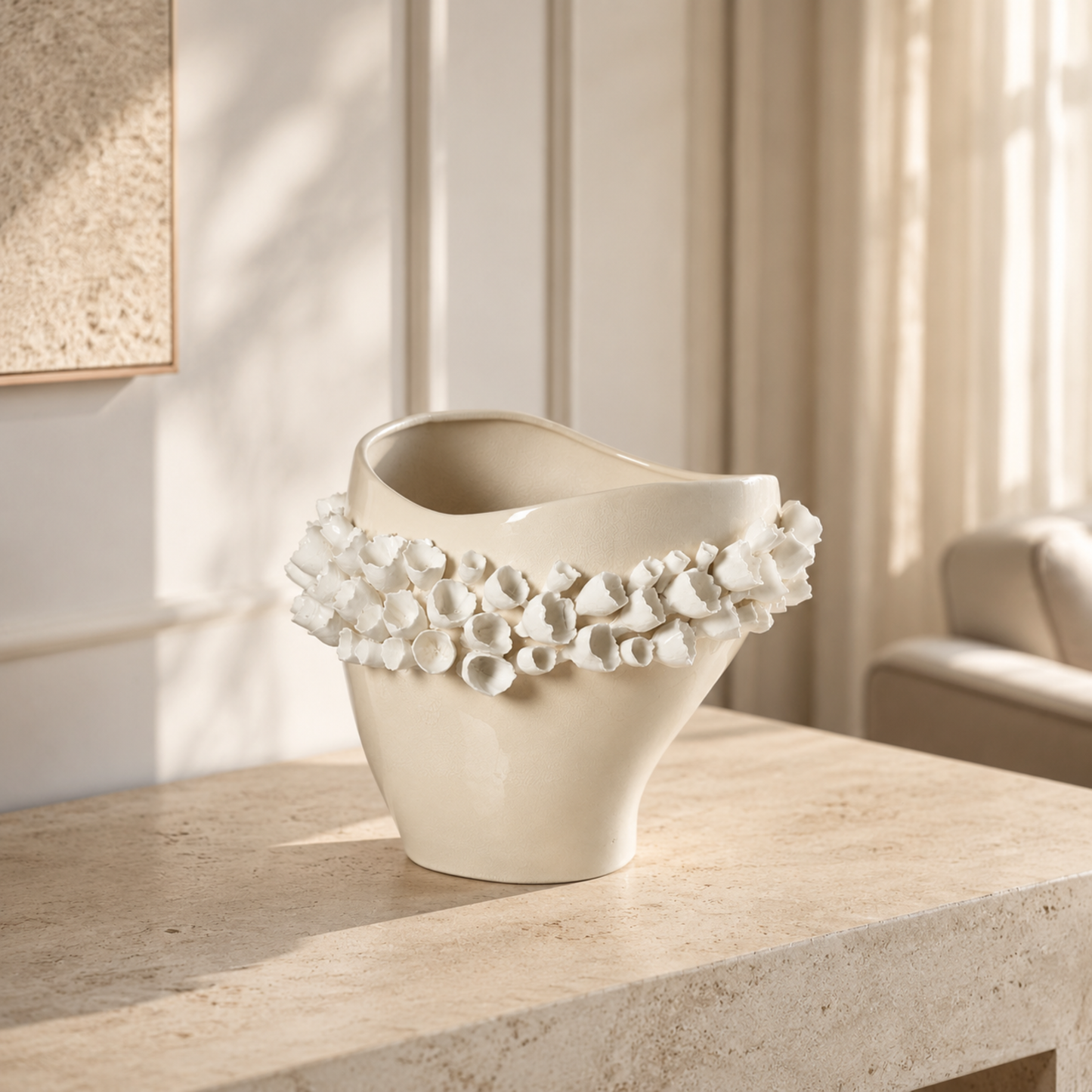 Willow Floral Porcelain Vase
