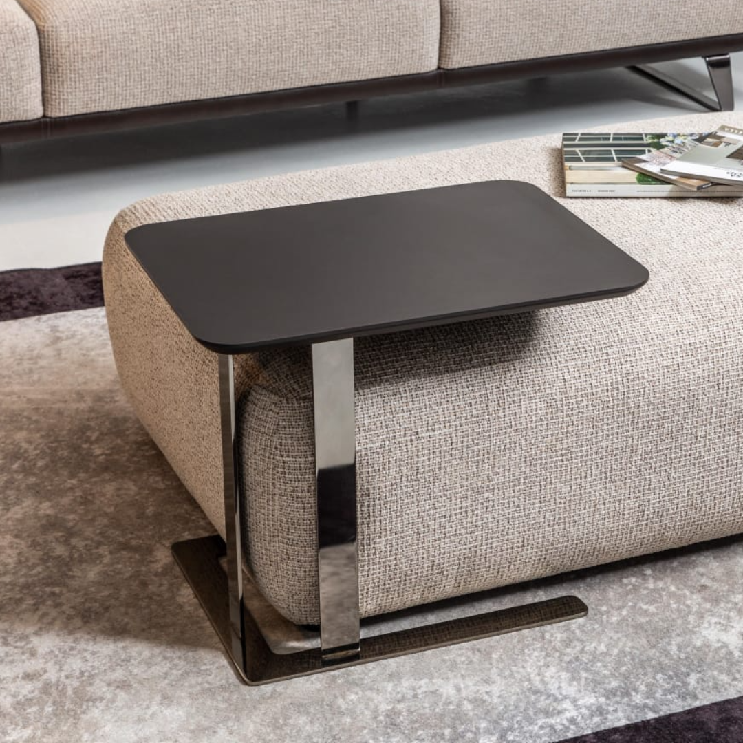 Noto C-Shaped End Table