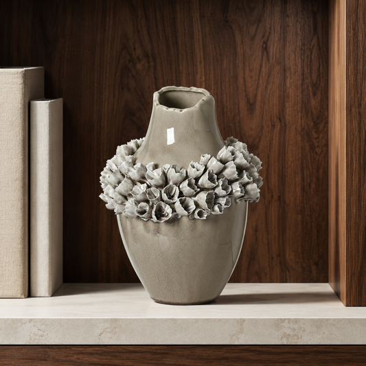 Celeste Floral Porcelain Vase