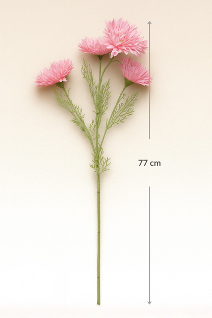 Faux Gerbera Daisy Graceful Flower Stem - Pink