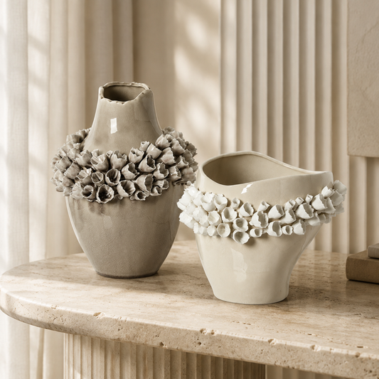 Floral Porcelain Vase