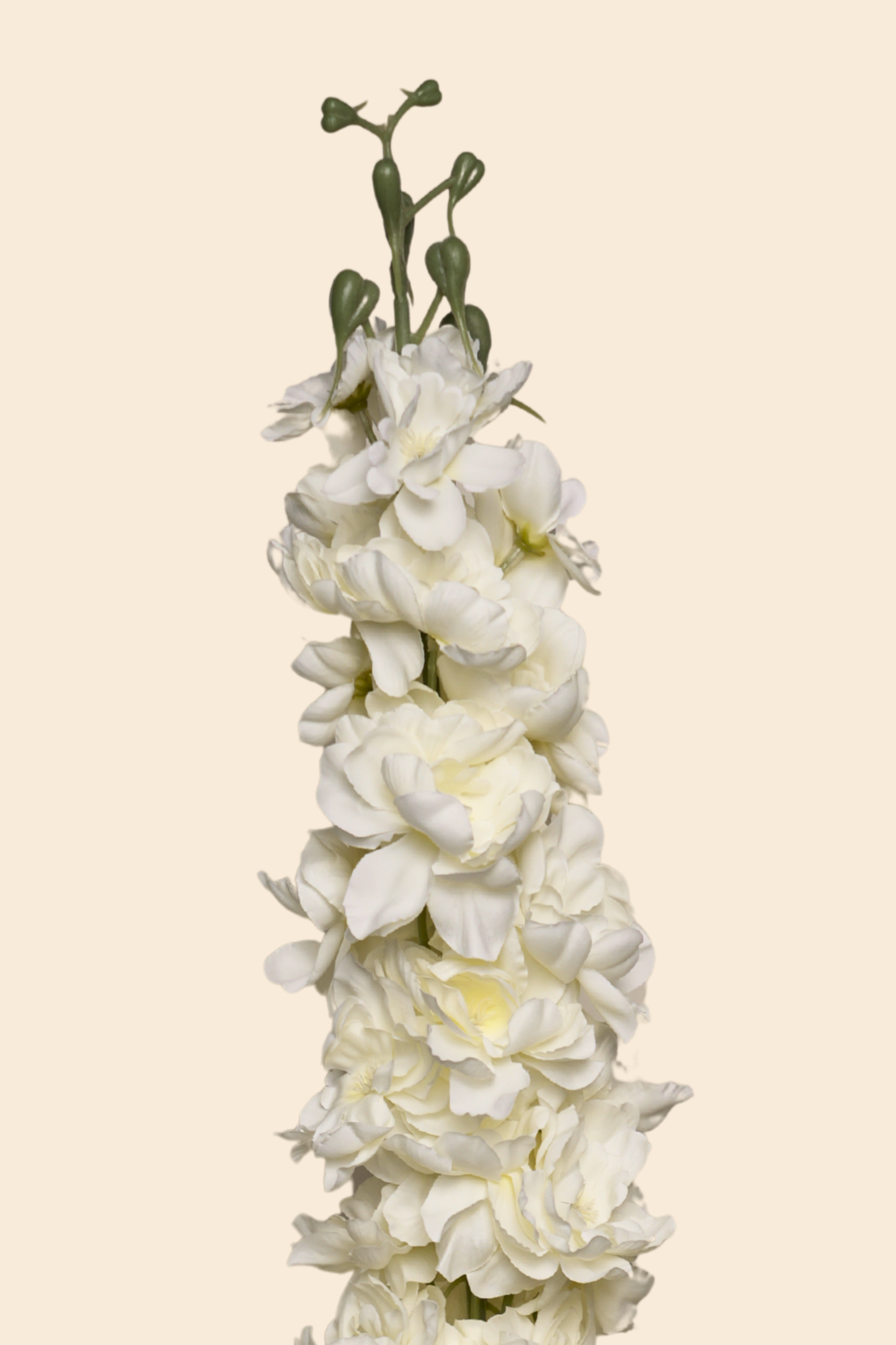 Faux Delphinium Enchanted Flower Stem - Cream