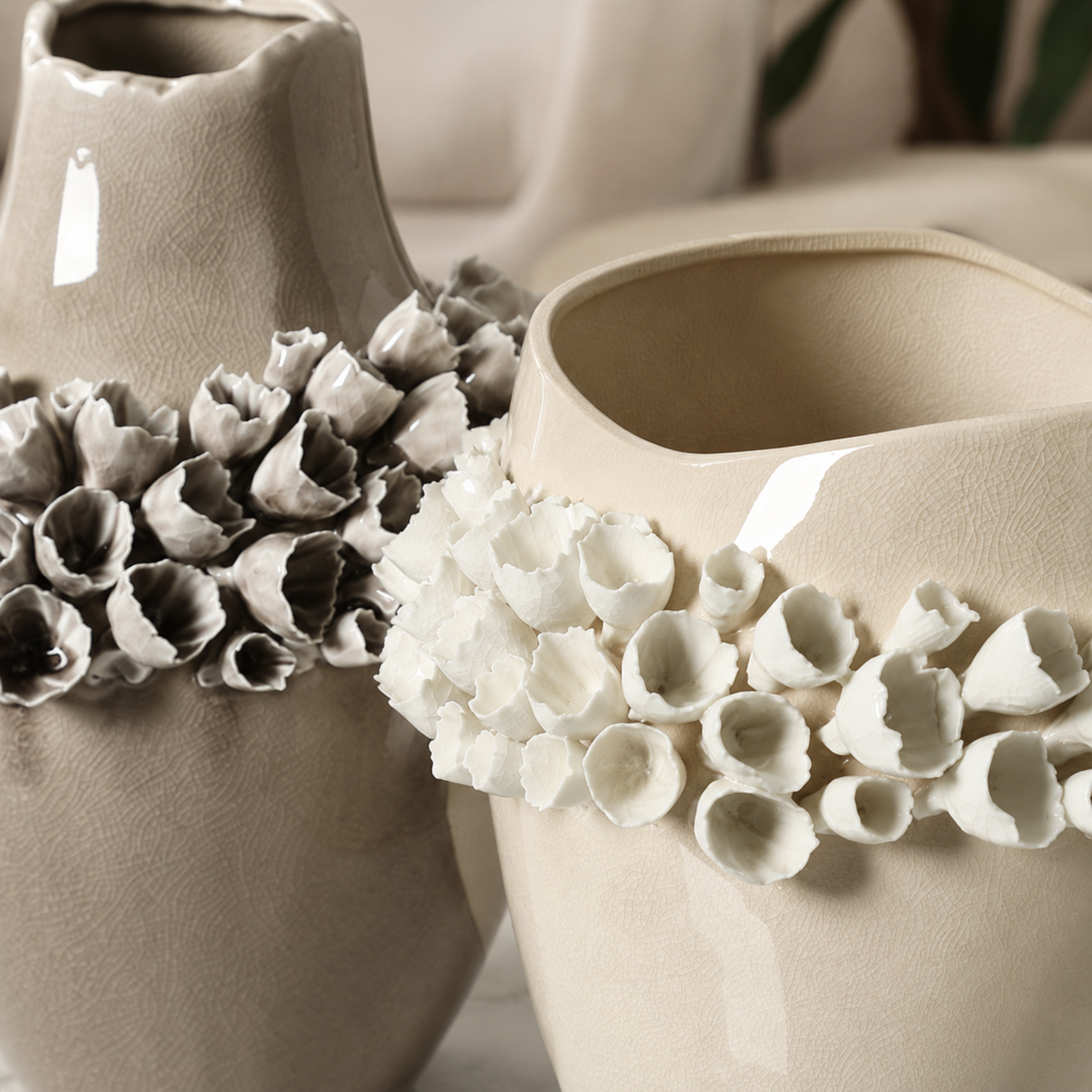 Celeste Floral Porcelain Vase
