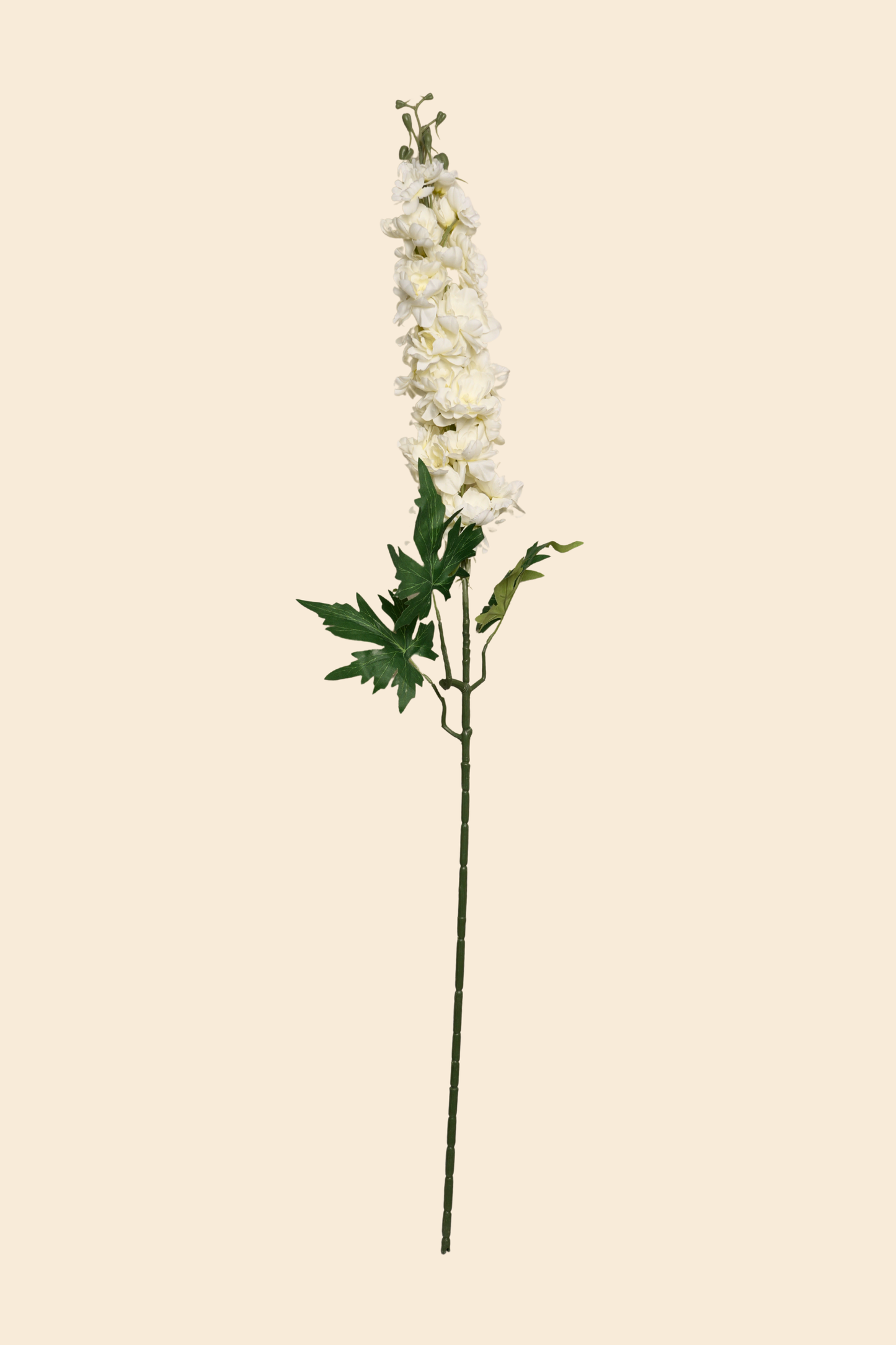 Faux Delphinium Enchanted Flower Stem - Cream