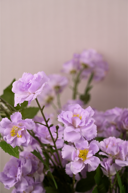 Faux Lathyrus Sweet Pea Flower Stem - Lavender
