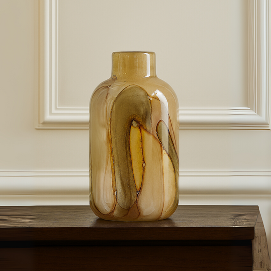 RoseSmoke Glass Vase (Medium)