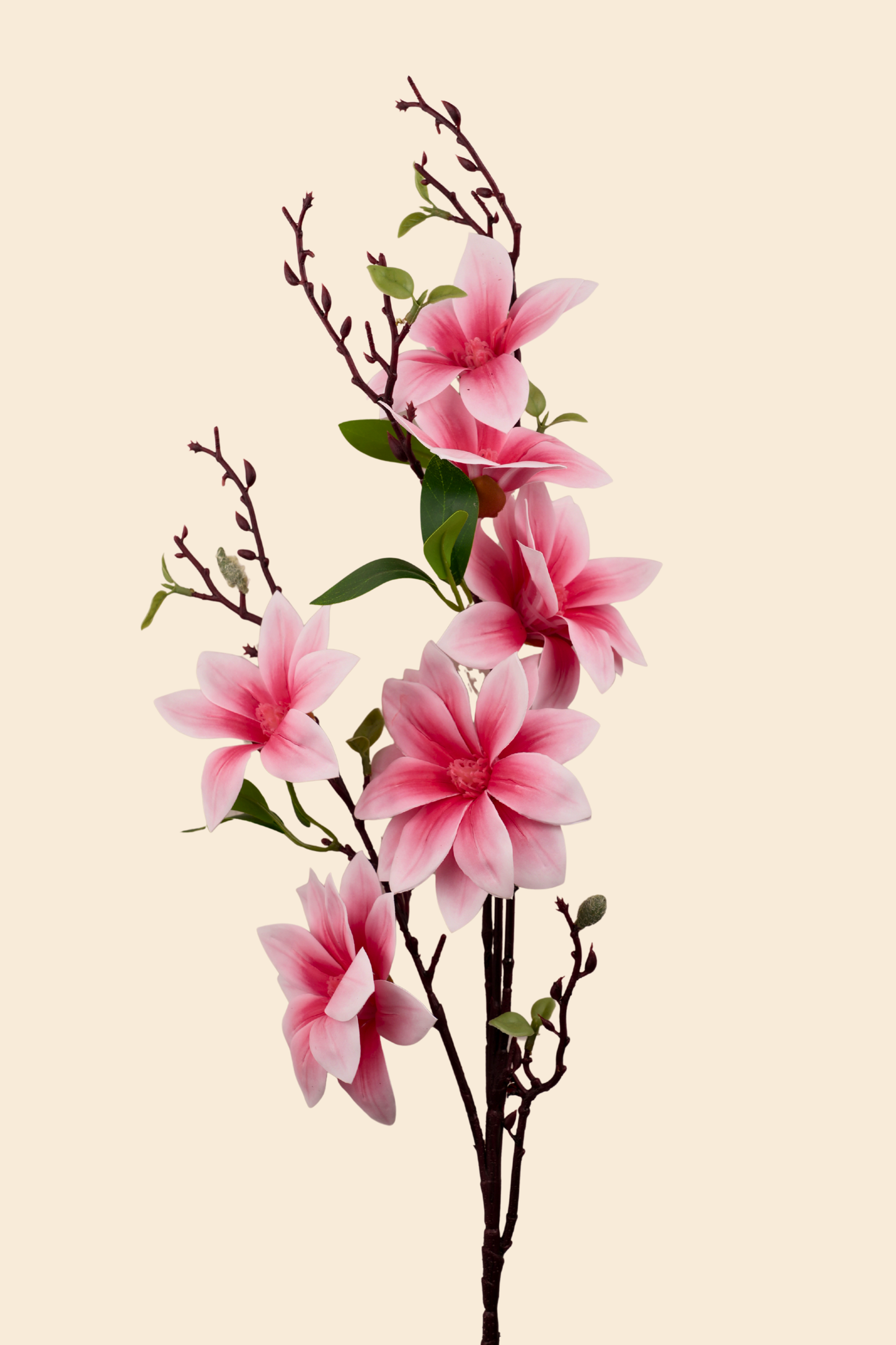 Faux Magnolia Timeless Flower Stem - Pink