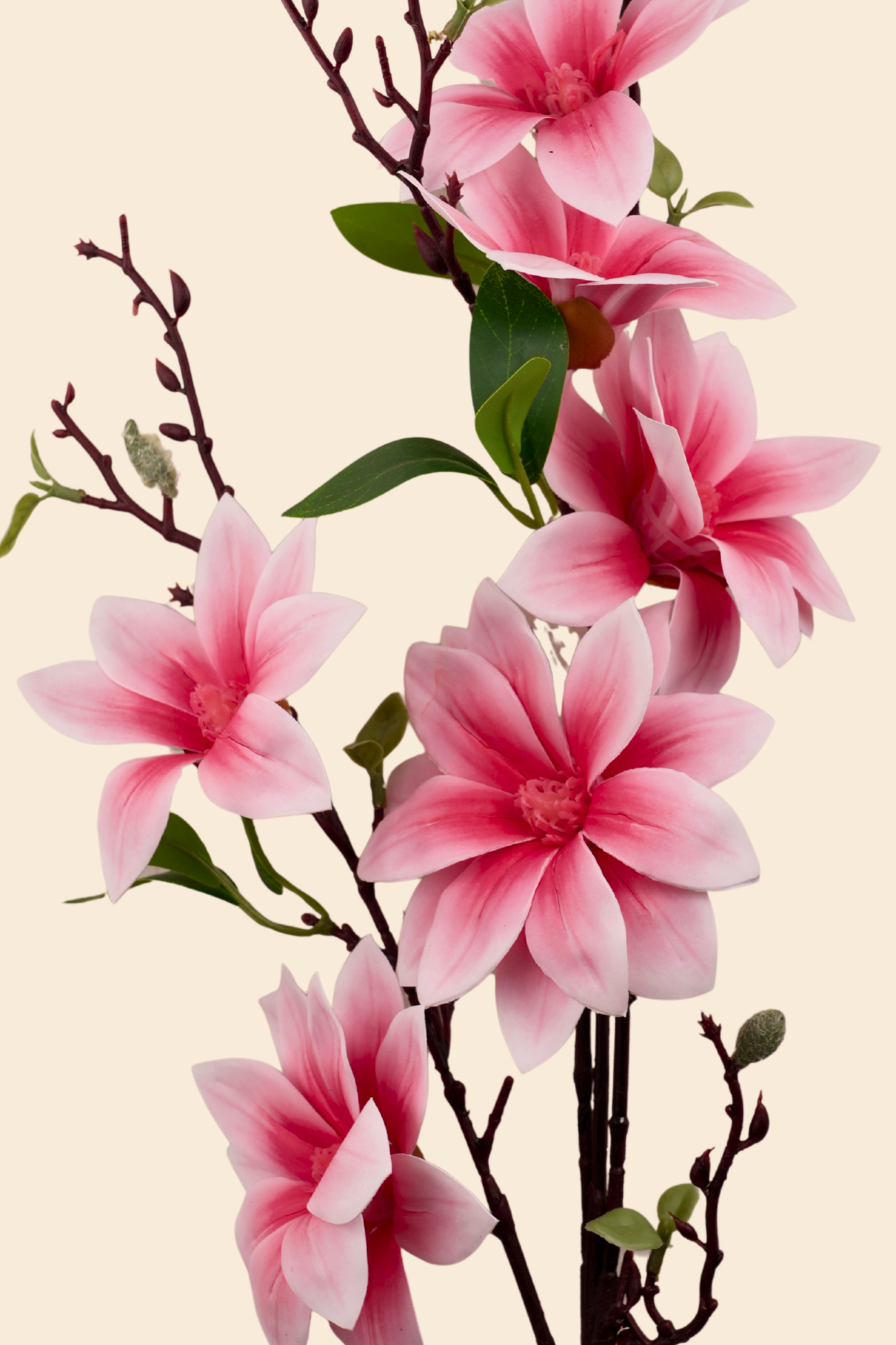 Faux Magnolia Timeless Flower Stem - Pink
