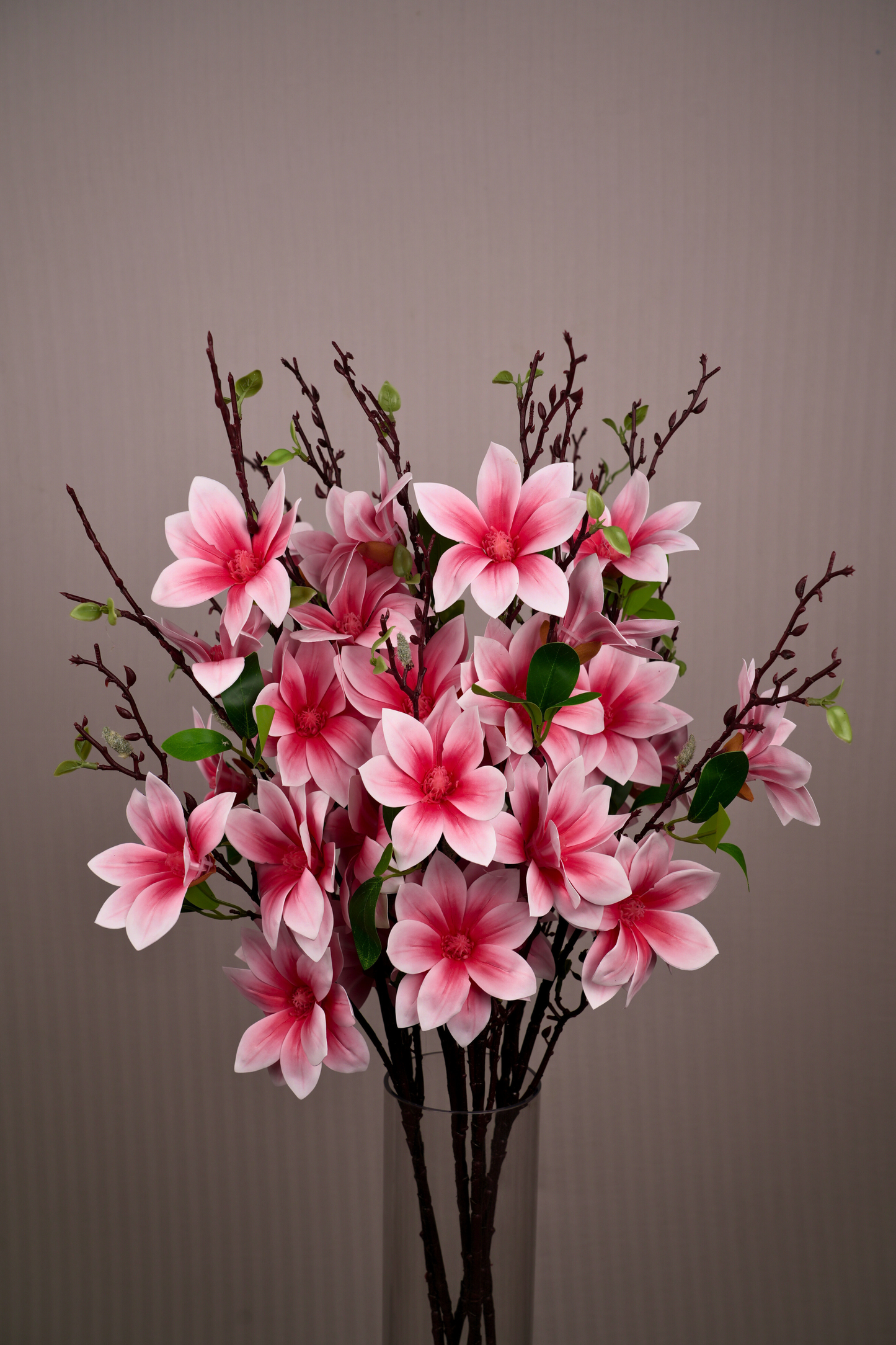 Faux Magnolia Timeless Flower Stem - Pink
