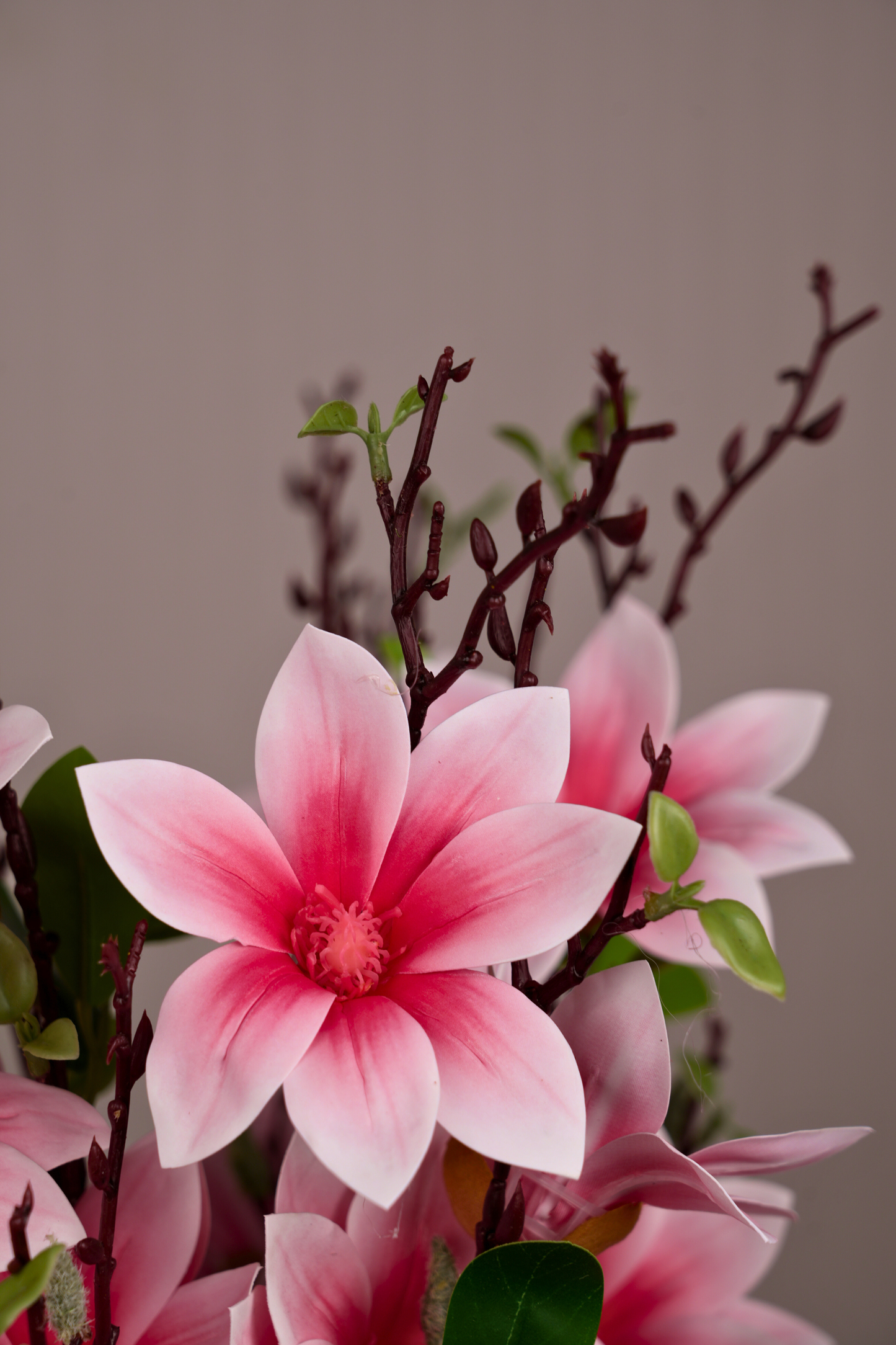 Faux Magnolia Timeless Flower Stem - Pink